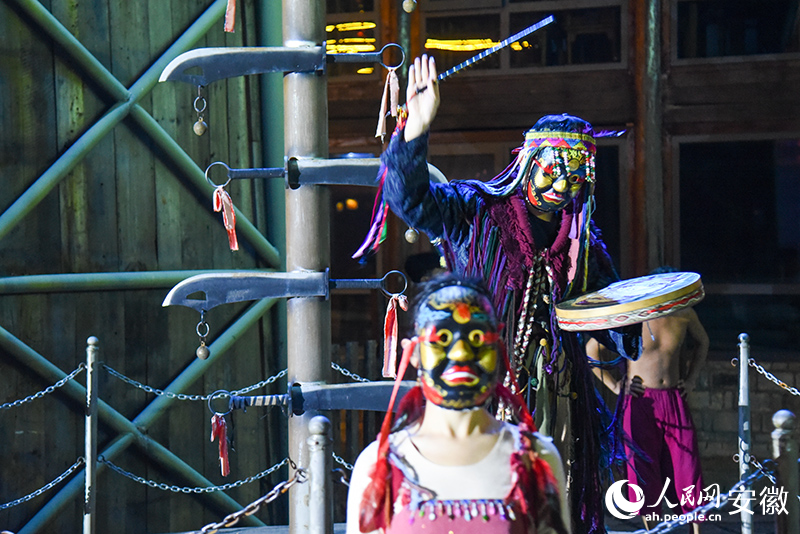 熊猫体育平台:2025网聚美好安徽|安徽池州:千年傩戏“活”文旅融合旺(图3)
