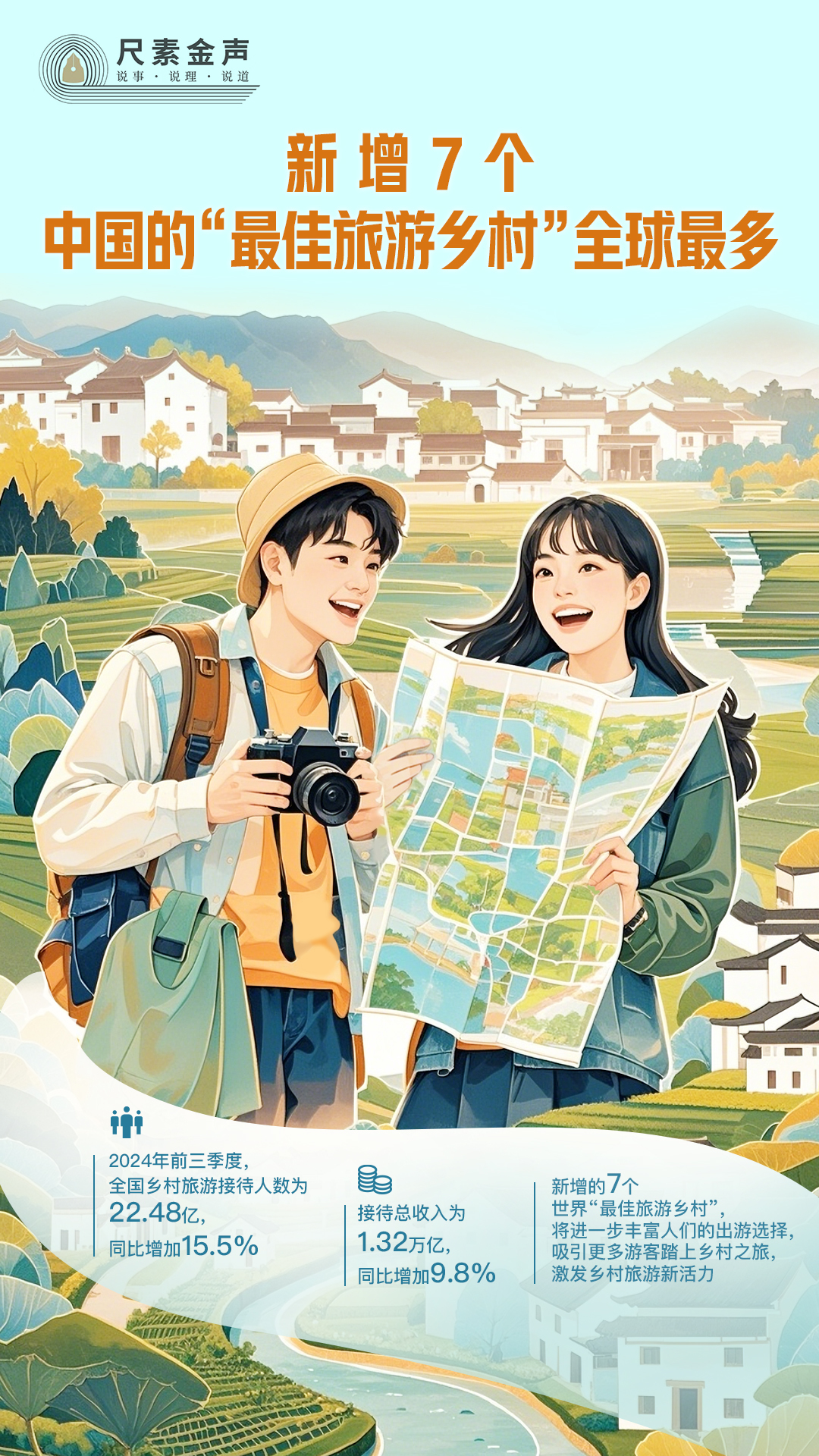 尺素金声丨新增7个中国的“最佳旅游乡村”全球最多